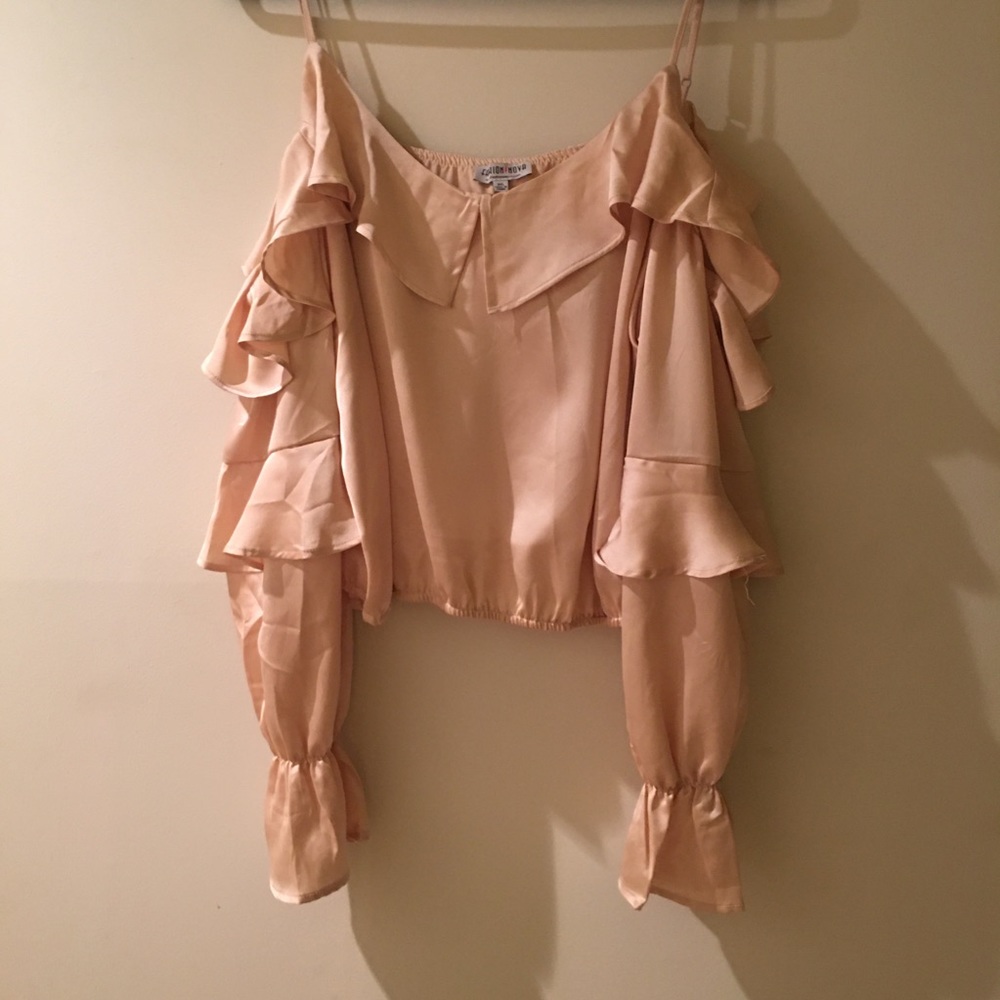 Fashion nova silk blouse